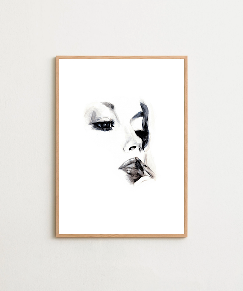 Makeup poster visad med valfri ram – FrenzyFrame