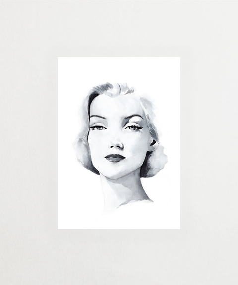 Marilyn III poster med porträtt – FrenzyFrame