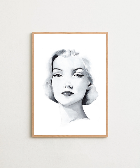 Marilyn III poster visad med valfri ram – FrenzyFrame