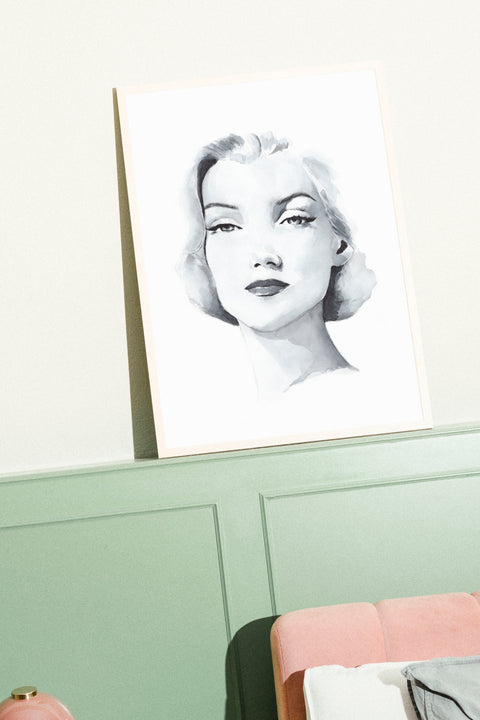 Marilyn III poster visad med valfri ram – FrenzyFrame