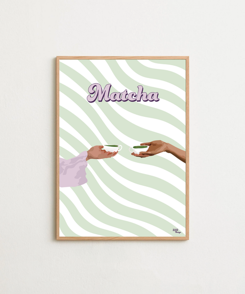 Matcha poster visad med ram som tillval – FrenzyFrame
