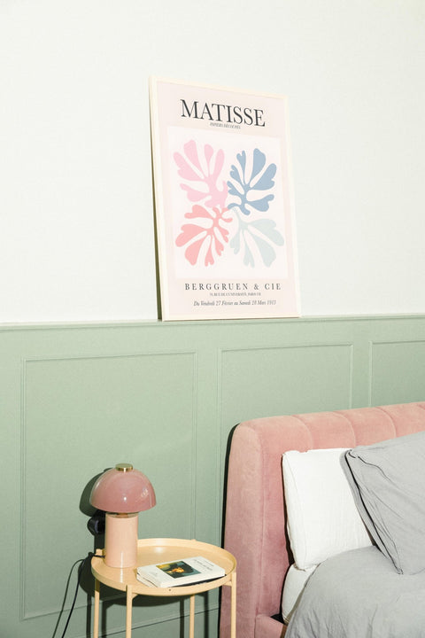 Matisse-poster visad med valfri ram i ett hemsammanhang – FrenzyFrame