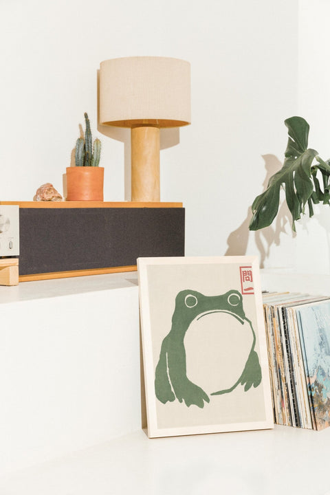 Matsumoto Hoji Frog poster visad med valfri ram – FrenzyFrame
