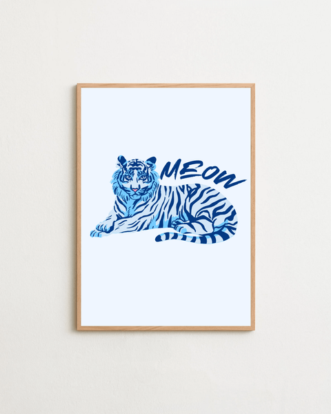 Blue Meow - FrenzyFrame