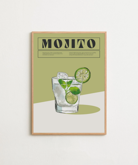 Mint to Be poster visad med ram som tillval – FrenzyFrame