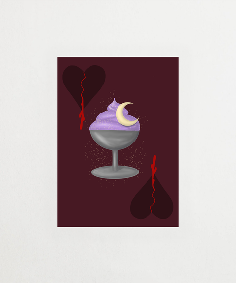 Moonbeam poster med månsken-motiv – FrenzyFrame