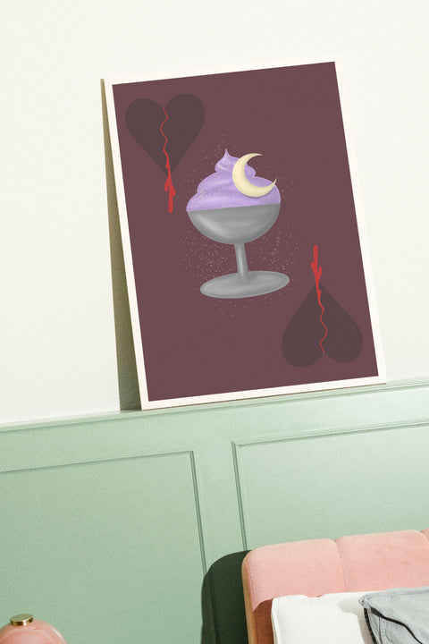 Moonbeam poster visad med ram som tillval – FrenzyFrame