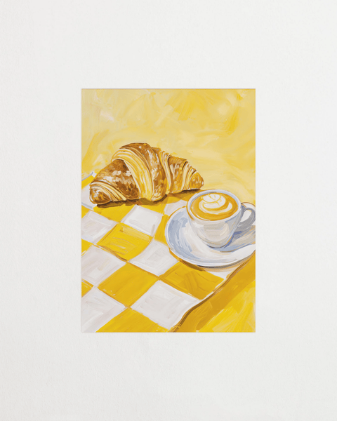 Morning Sun poster med abstrakt solmotiv – FrenzyFrame