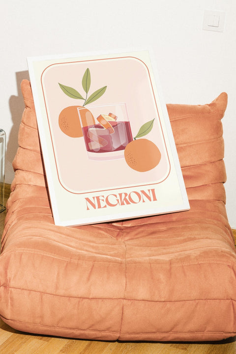 Negroni Nights poster visad med valfri ram – FrenzyFrame