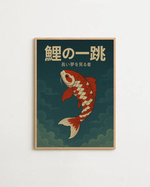 Nishikigoi No.3 poster visad med valfri ram – FrenzyFrame