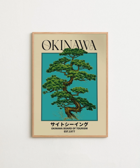 Okinawa poster visad med valfri ram – FrenzyFrame