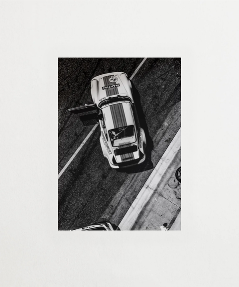 Porsche Racing motorsport poster med klassisk bilmotiv – FrenzyFrame
