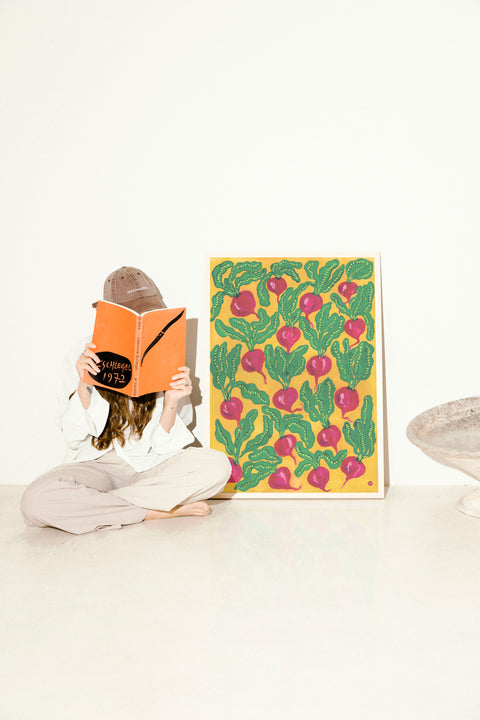 Radishes poster visad med valfri ram – FrenzyFrame