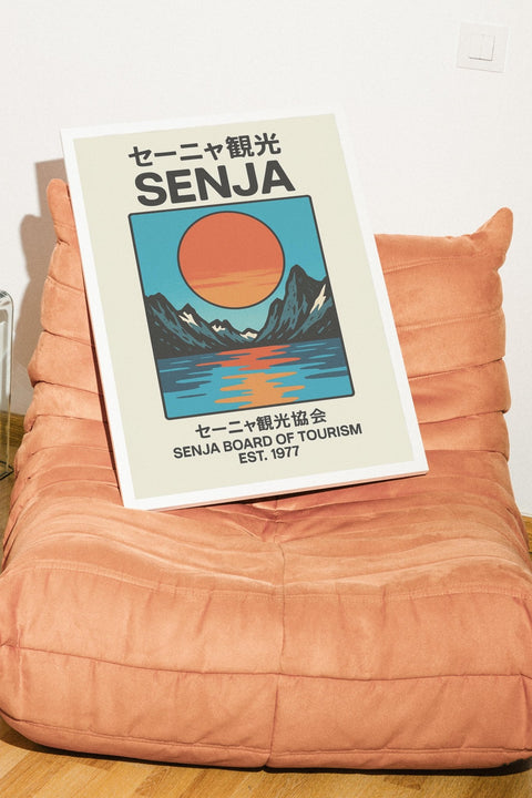 Senja Sunset poster visad med valfri ram – FrenzyFrame