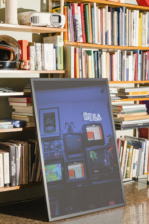 Sonic poster visad med ram som tillval – FrenzyFrame