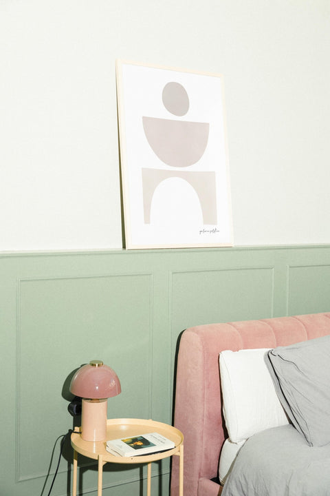 Stacked Silence poster med ram som tillval – FrenzyFrame