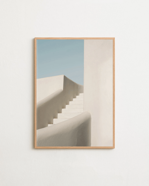 Stairway in Silence poster i miljö med valfri ram – FrenzyFrame