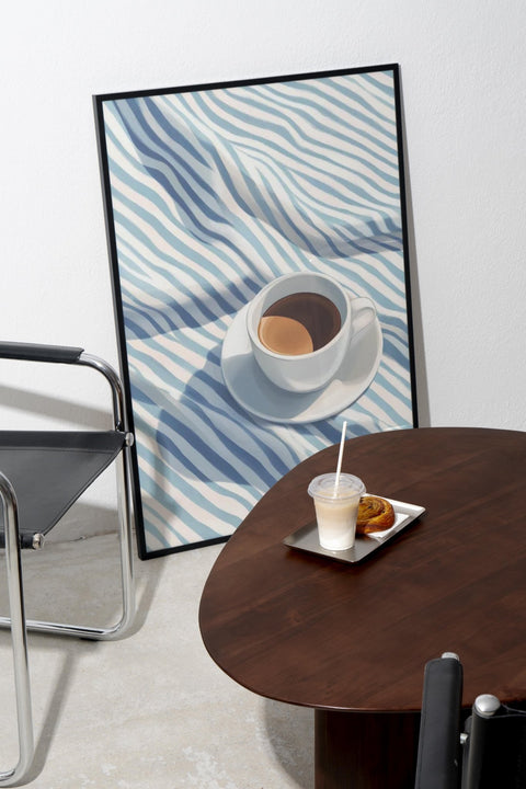 Striped Morning poster på vägg – FrenzyFrame. Ram är ett tillval.