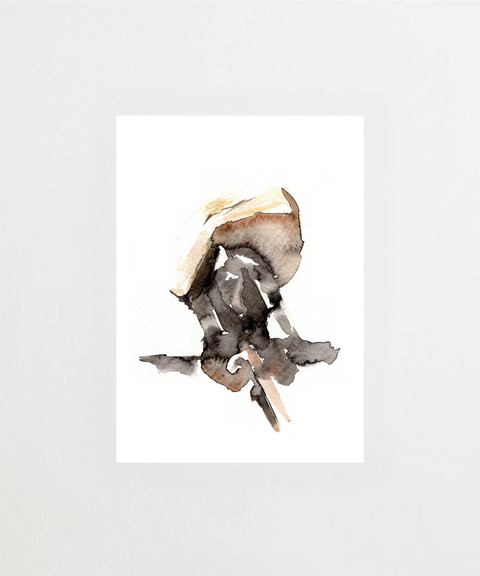 Sun Bathing poster med färgglad illustration – FrenzyFrame