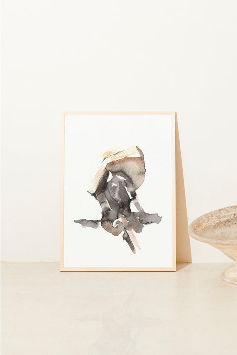 Sun Bathing poster visad med ram som tillval – FrenzyFrame