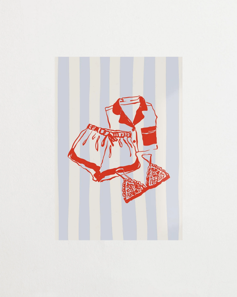 Sunday Set poster med abstrakt motiv – FrenzyFrame