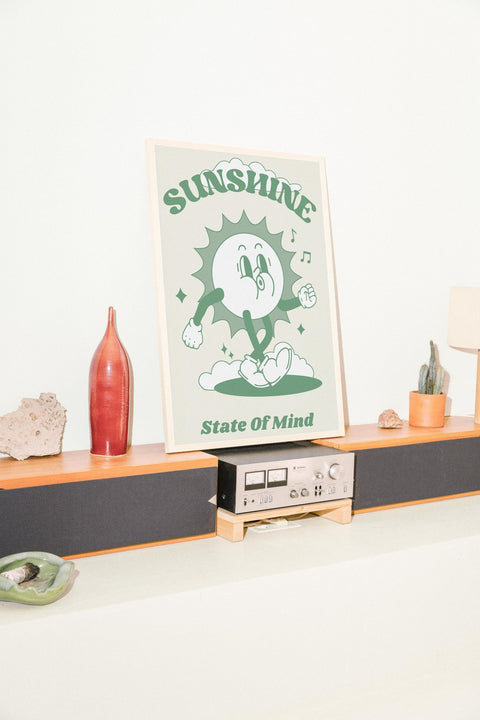 Sunshine State of Mind poster med valfri ram – FrenzyFrame