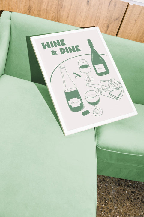 Table for Two poster i miljö med valfri ram – FrenzyFrame