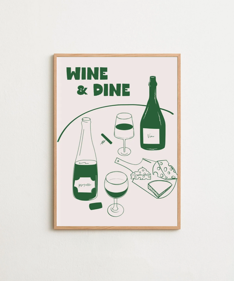 Table for Two poster visad med ram som tillval – FrenzyFrame