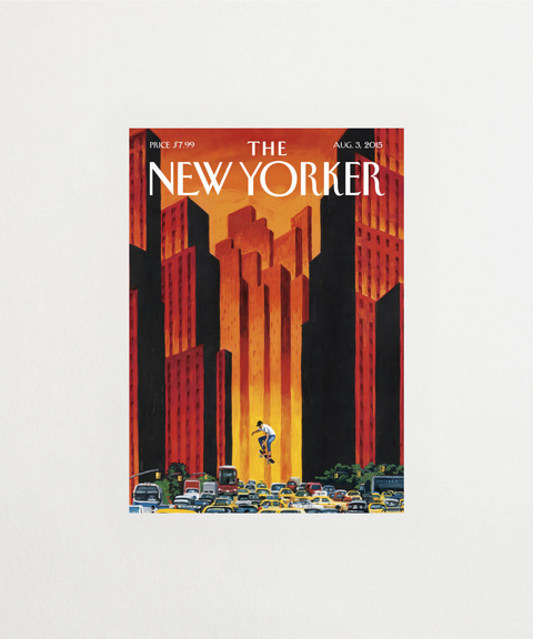 The New Yorker poster med klassisk New York-motiv – FrenzyFrame
