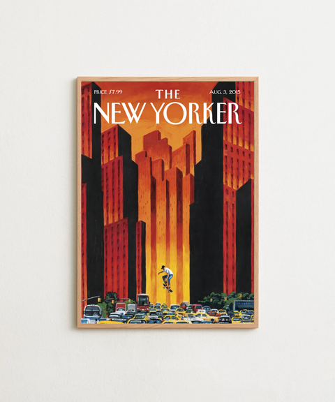 The New Yorker poster visad med valfri ram – FrenzyFrame