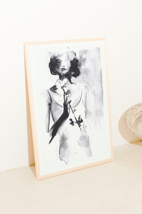 The Rose poster med valfri ram i miljöbild – FrenzyFrame