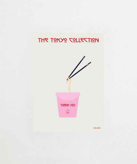 The Tokyo collection poster med japansk konst-inspiration – FrenzyFrame