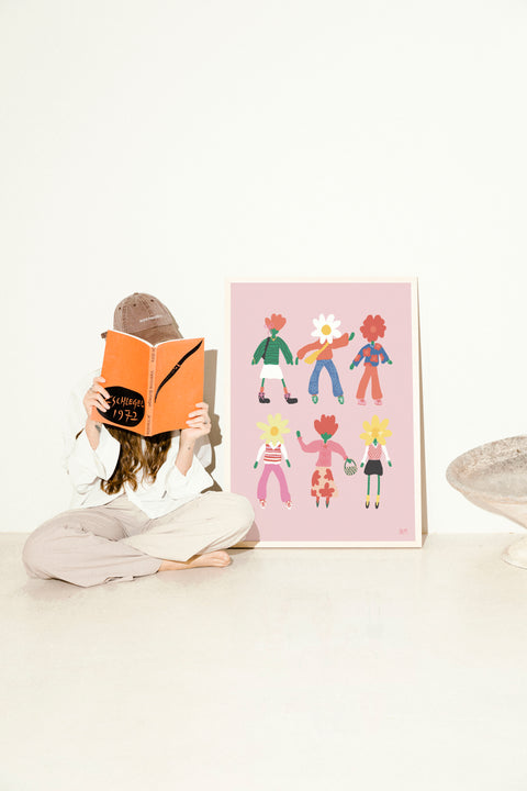 These are my People poster i miljö med ram som tillval – FrenzyFrame