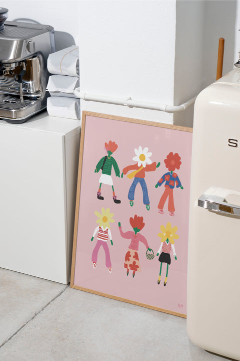 These are my People poster visad med valmöjlig ram – FrenzyFrame
