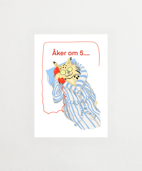 Tidsoptimisten poster med illustration – FrenzyFrame