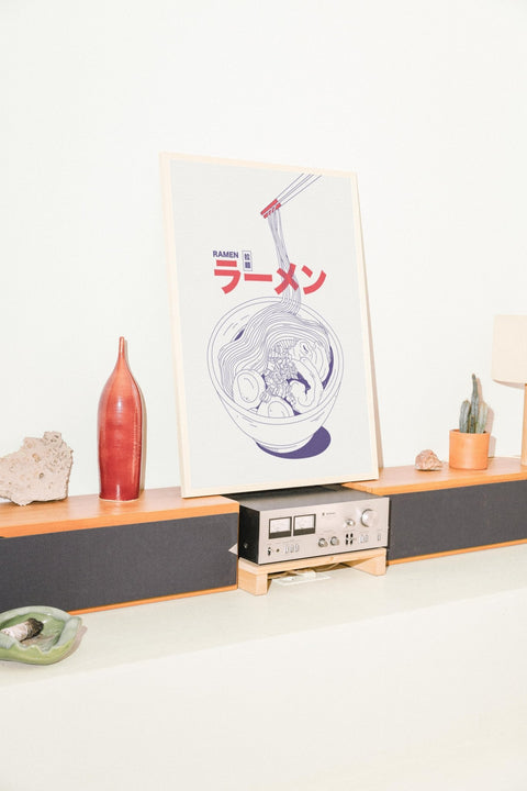Tokyo Ramen poster med ram som tillval – FrenzyFrame