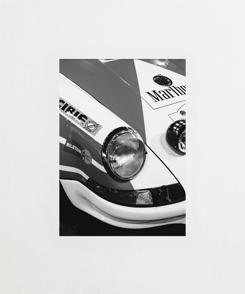 Vintage Porsche poster med klassisk bilmotiv – FrenzyFrame
