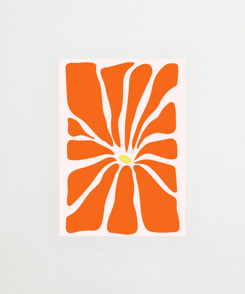 Wild Bloom poster med blomstermotiv – FrenzyFrame