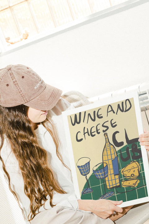 Wine Club poster med ram som tillval – FrenzyFrame
