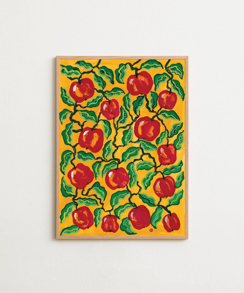 Autumn Apples poster visad med valfri ram – FrenzyFrame