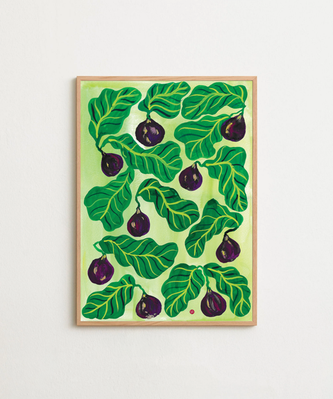 Figs poster visad med ram som tillval i miljö – FrenzyFrame